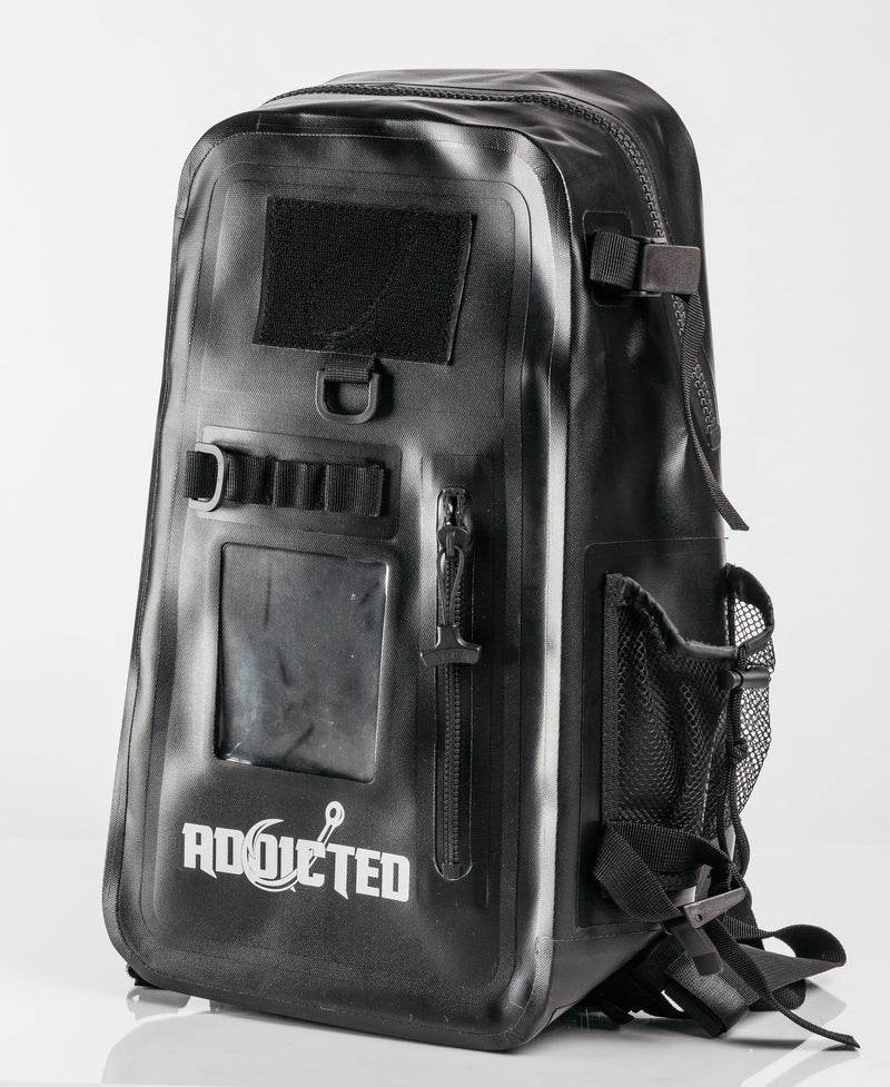 Load image into Gallery viewer, Black 25L River Hopper Waterproof Backpack