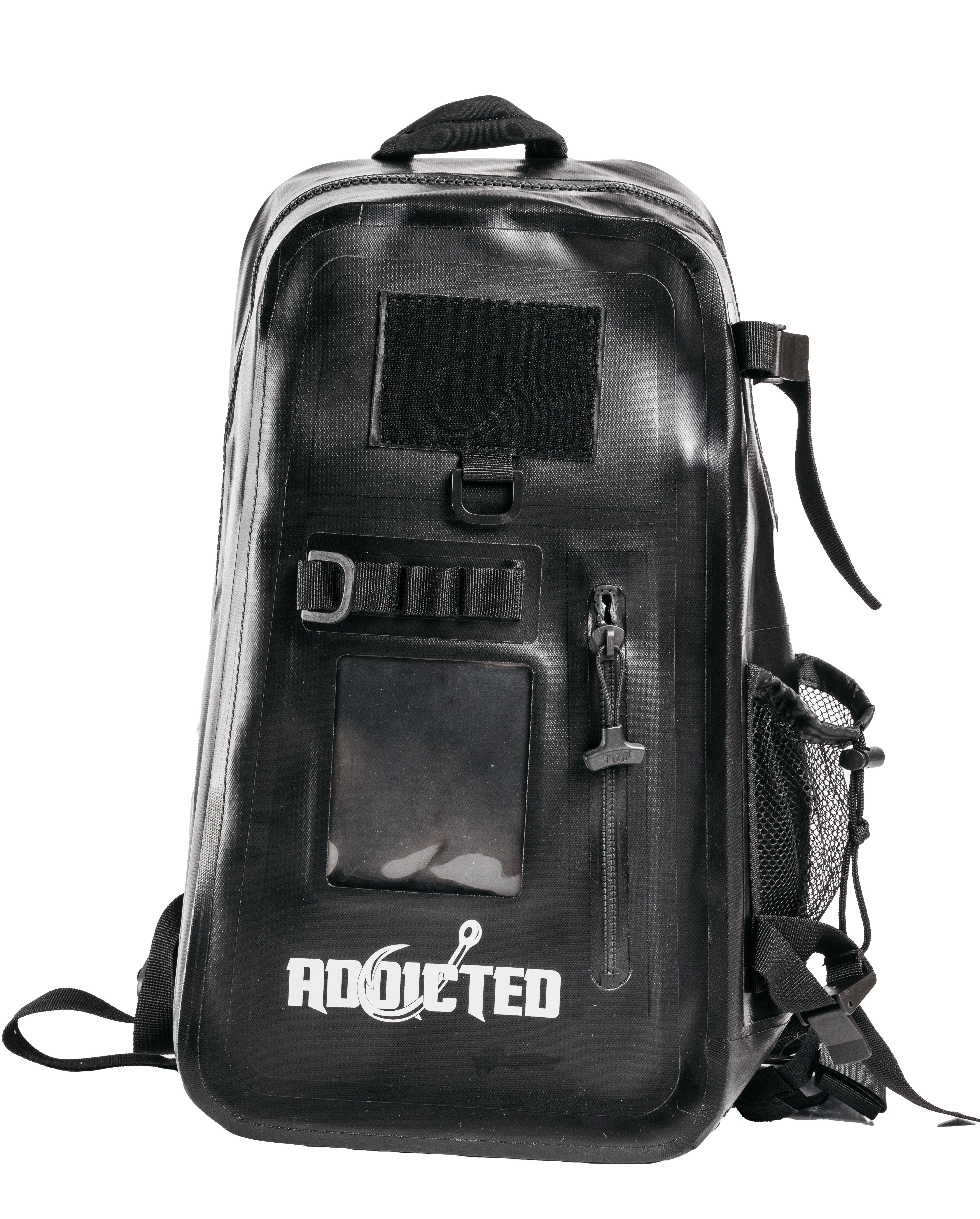 Black 25L River Hopper Waterproof Backpack – Addicted Fishing
