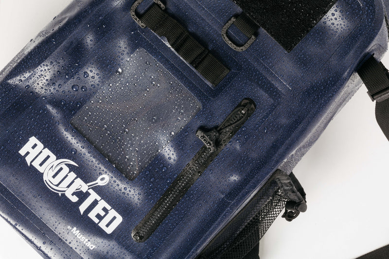 Load image into Gallery viewer, Navy 25L River Hopper Waterproof Backpack