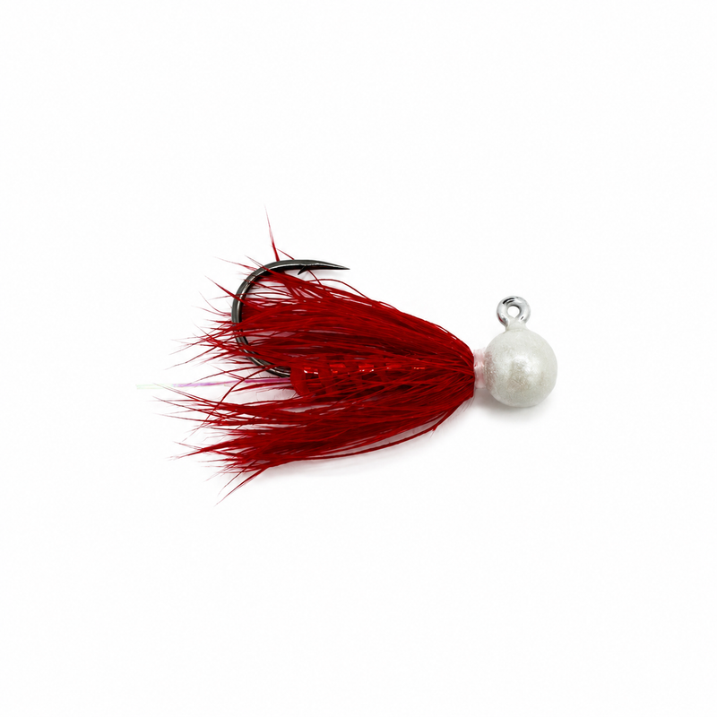 Load image into Gallery viewer, King Jigs "Red Reaper" Lockjaw Series Steelhead Jig