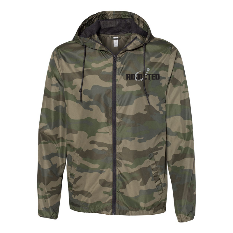 Load image into Gallery viewer, Free to Fish Camo Windbreaker