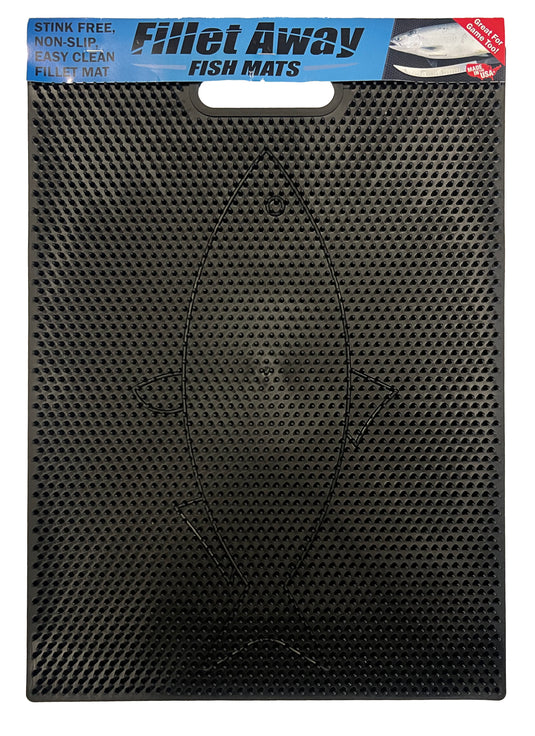 Black Fillet Away Fish Mat