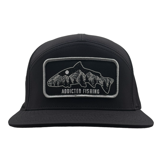 Moonlit Mountain 7 Panel Hat