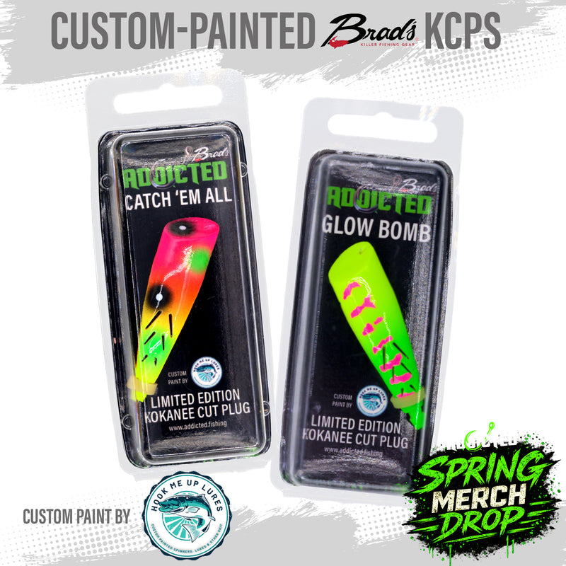 Load image into Gallery viewer, Brad's Kokanee Cut Plug - Glow Bomb