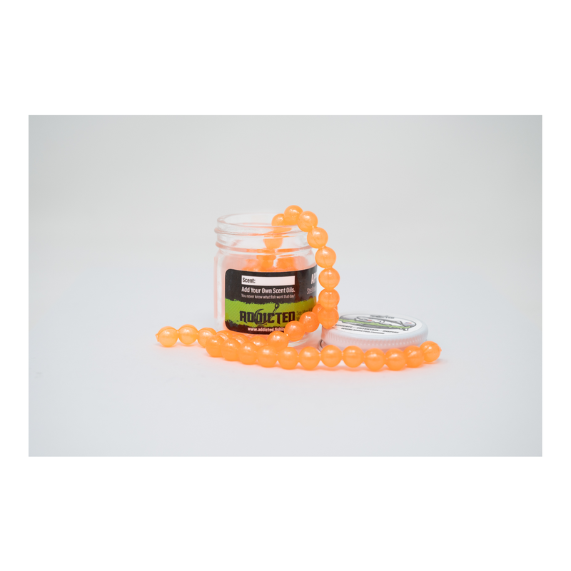 Load image into Gallery viewer, Orange Pearl Trout & Steelhead Rubber Eggs