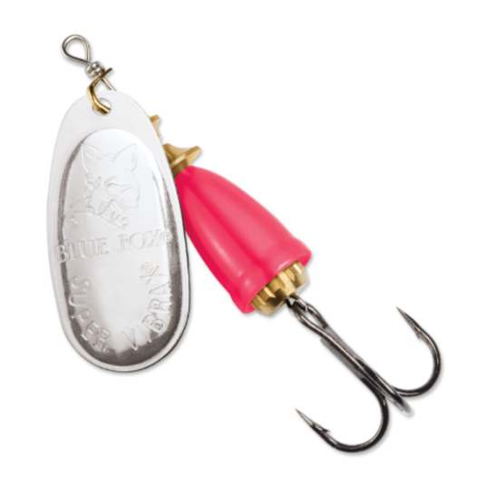 Blue fox Spinner Hot Pink