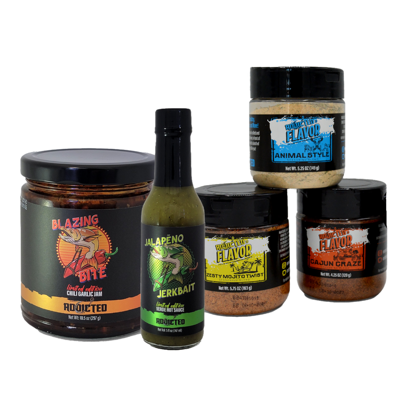 Load image into Gallery viewer, Addicted to Flavor seasoning/Hot Sauce Bundle