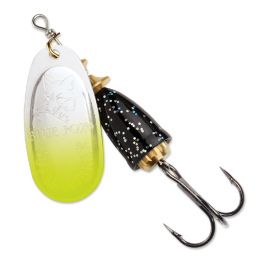Blue fox Spinner Black Chartreuse