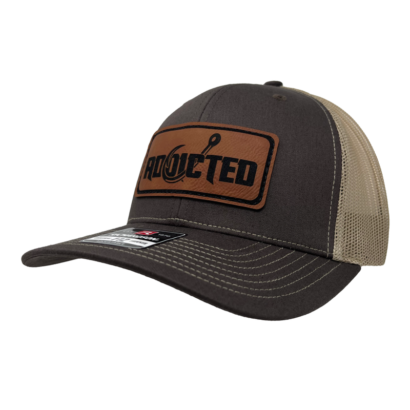 Load image into Gallery viewer, Addicted Classic Leather Patch Trucker