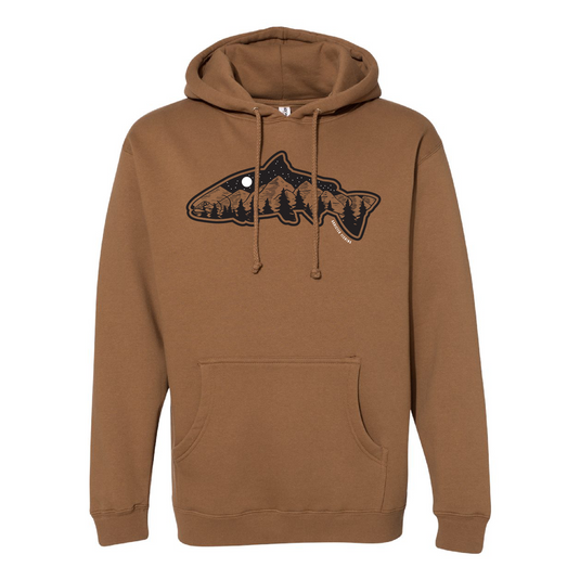 Campfire Fish Mountain Hoodie