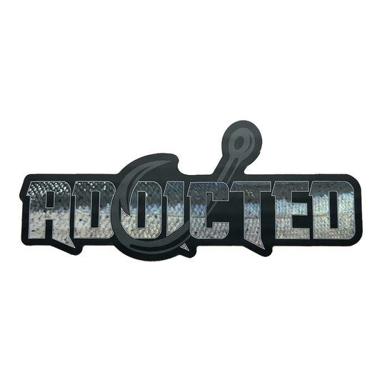Addicted Holo Scales Sticker