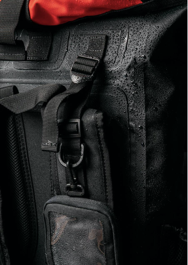 Load image into Gallery viewer, Red 40L Chrome Hunter Waterproof Backpack