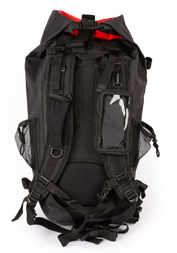 Load image into Gallery viewer, Red 40L Chrome Hunter Waterproof Backpack
