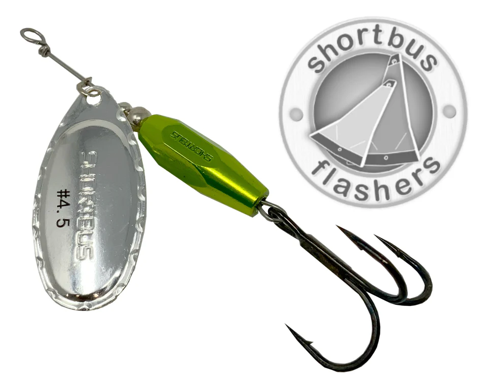 Shortbus Casting Spinner - Metallic Chartreuse – Addicted Fishing
