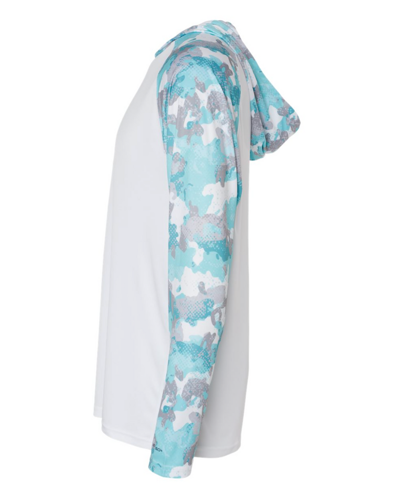 Load image into Gallery viewer, Ocean Blue Hooded Performance UPF