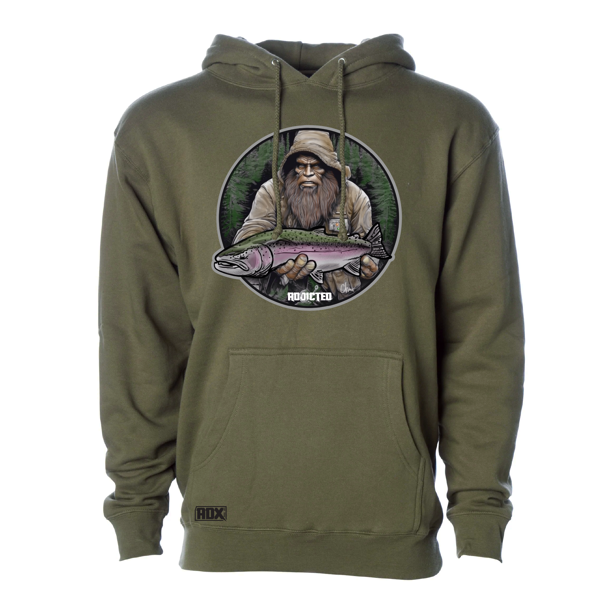 ド*オ様 deps BASS FISHING FREAK HOODIE限定販売品 SteelheadLegend-Army-Hoody.png