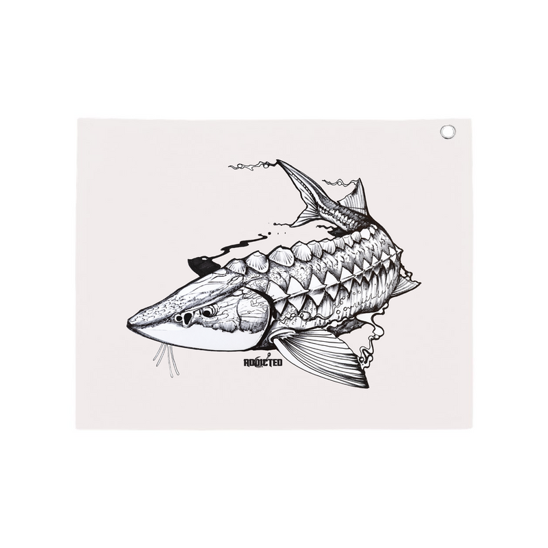 Load image into Gallery viewer, White Sturgeon Bait Towel