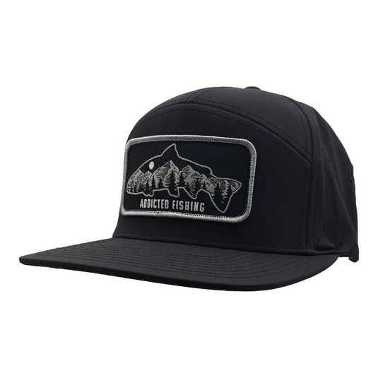 Moonlit Mountain 7 Panel Hat