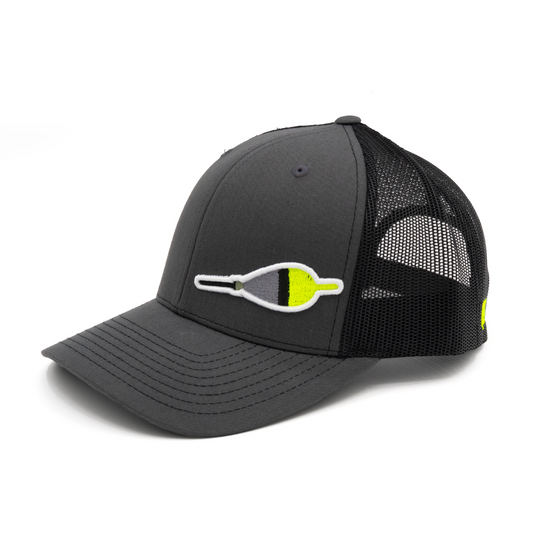 Addicted Float Trucker Hat (Chartreuse)