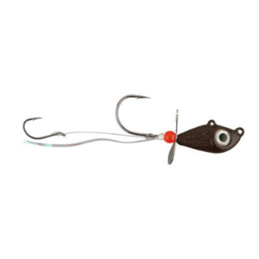 Brown Walleye Death Spinner