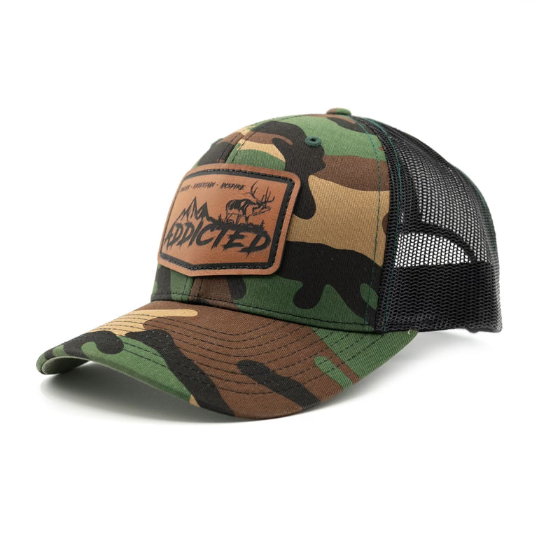 Load image into Gallery viewer, Addicted Hunting Camo Trucker