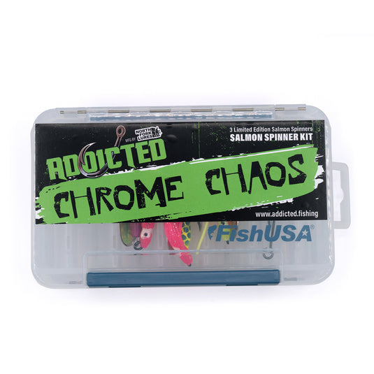 Chrome Chaos Salmon Spinner Kit