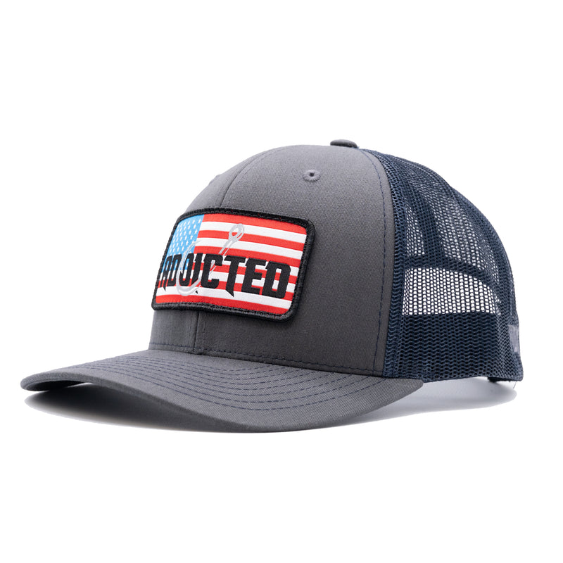 Load image into Gallery viewer, Proud Patriot Trucker Hat