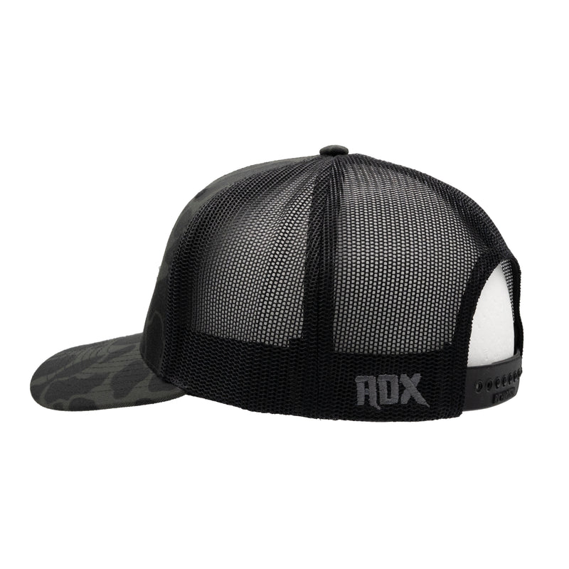 Load image into Gallery viewer, Freedom Black Camo Cast Trucker Hat