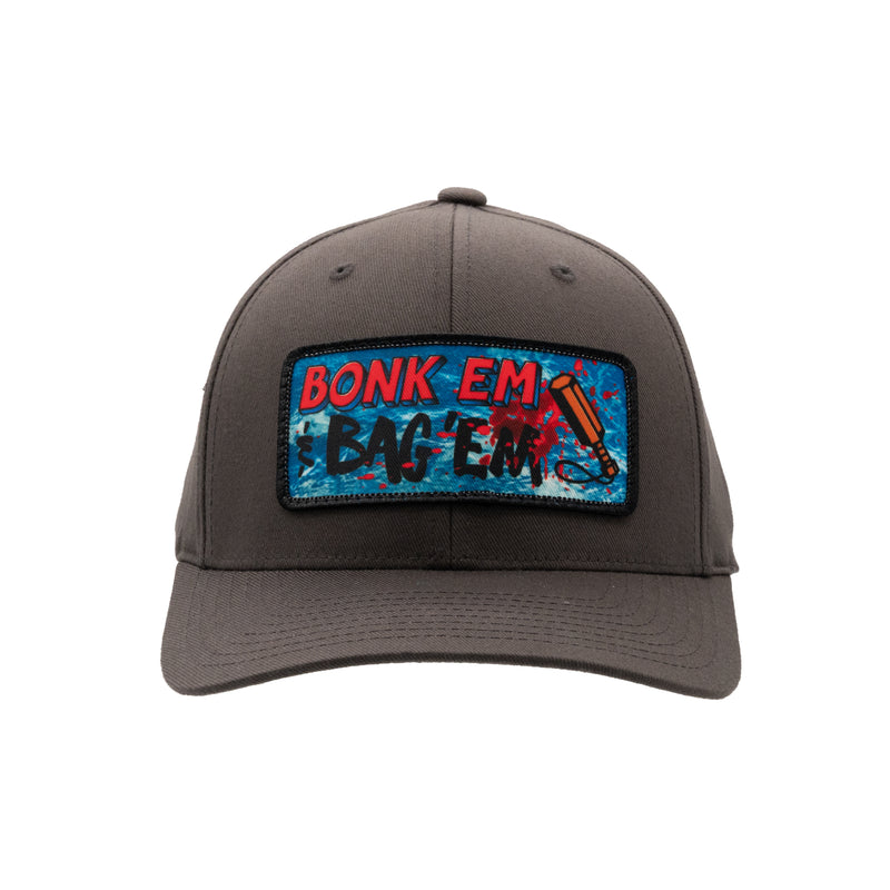 Load image into Gallery viewer, Bonk Em & Bag Em Flexfit Hat