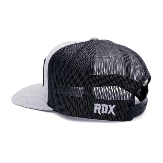 Steelhead Cross Flag Flatbill Trucker Hat