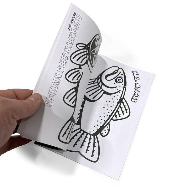 Fishing Coloring Book for Men & Boys Digital Download