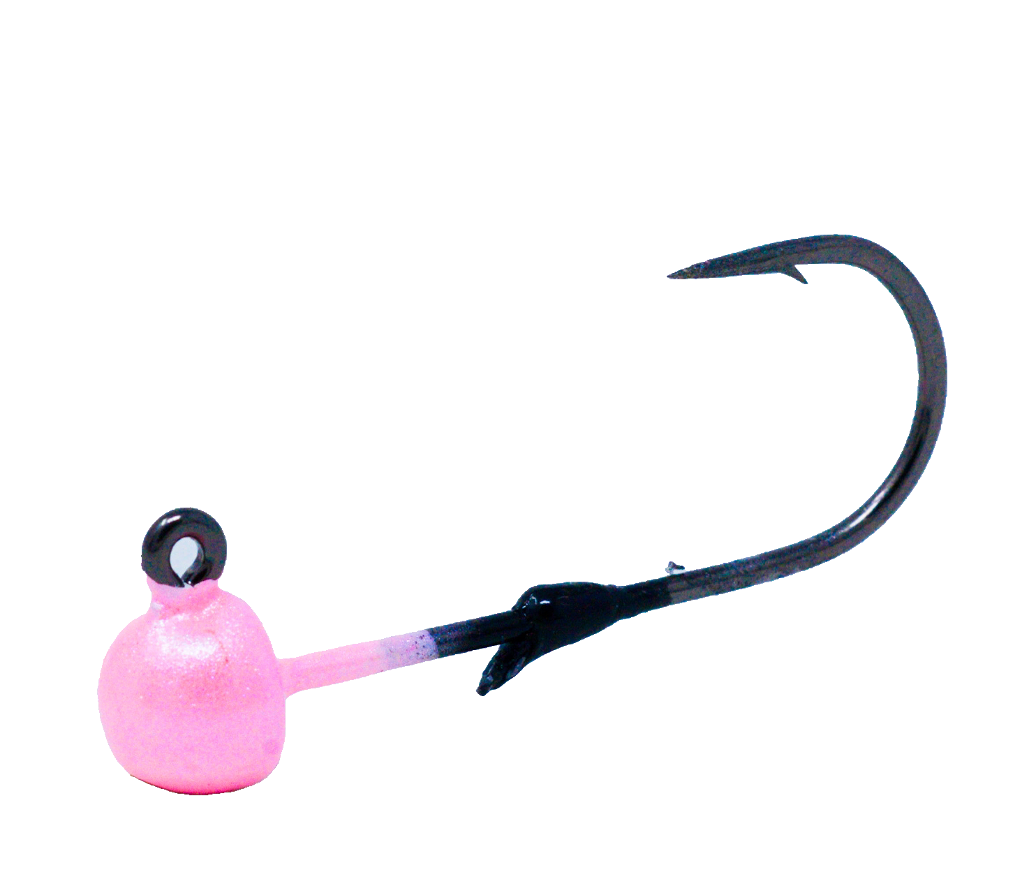 fish with worm lure head Pearl Pink Addicted Worm Jig Head – Addicted Fishing