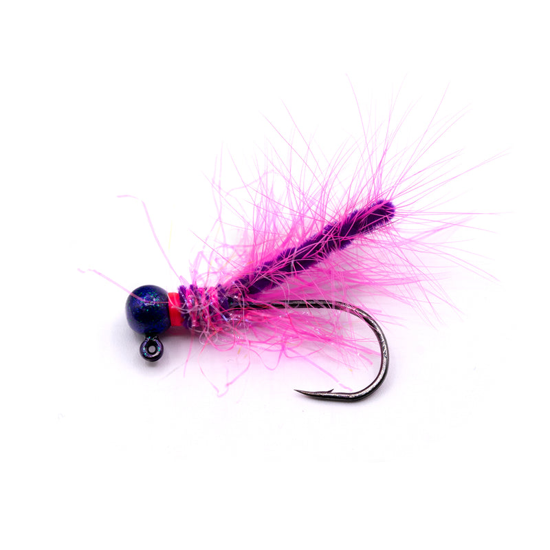 Load image into Gallery viewer, Black/Pink Winter Strike Series Steelhead Jigs