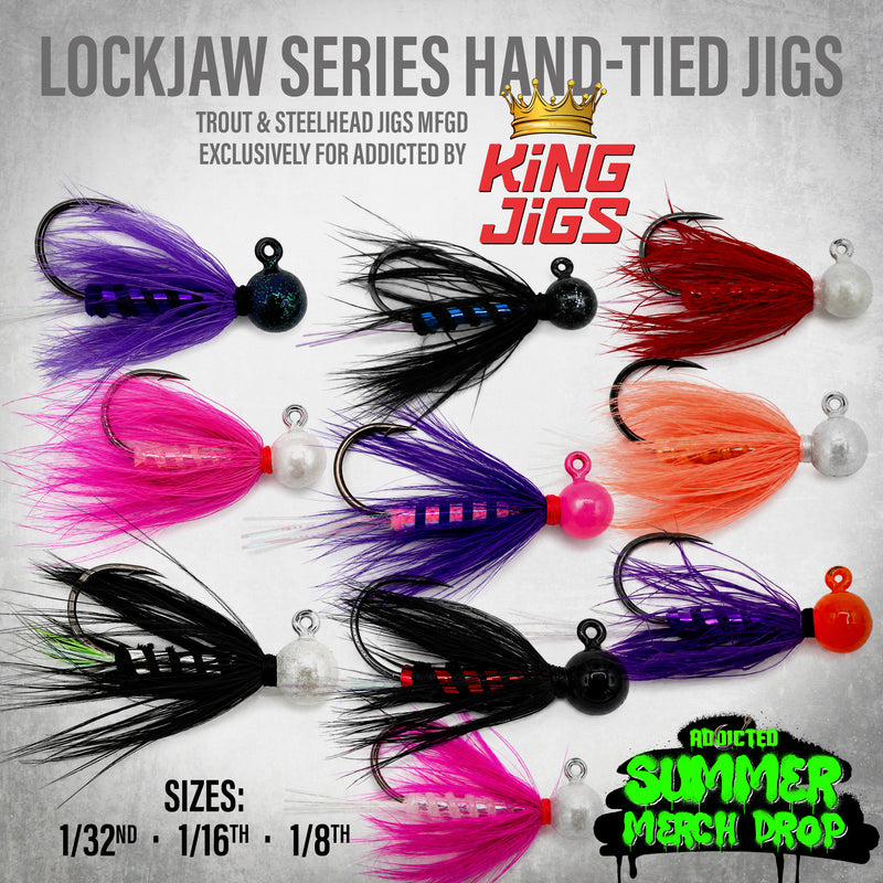 Load image into Gallery viewer, King Jigs "Pixie Stick" Lockjaw Series Steelhead Jig