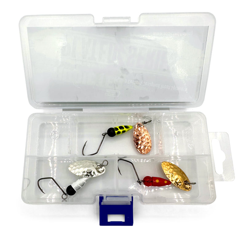 Load image into Gallery viewer, North Fork Lures "Plated Series" Limited Edition Trout Spinner Kit