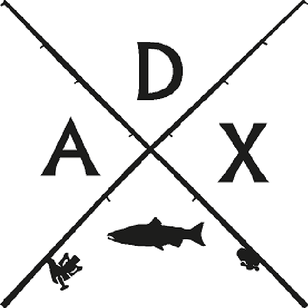cross with fishing pole ADX Rod Cross Decal Black – Addicted Fishing