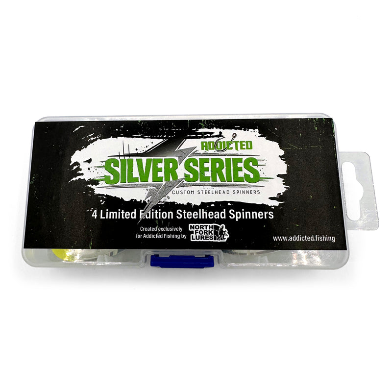 Load image into Gallery viewer, North Fork Lures "Silver Series" Limited Edition Spinner Kit