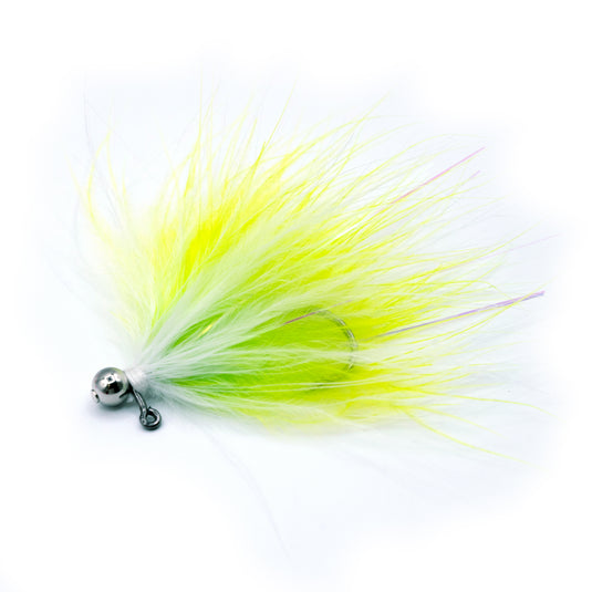 Chrome Crasher Fall Salmon Jig - Electrified - Nickel Head