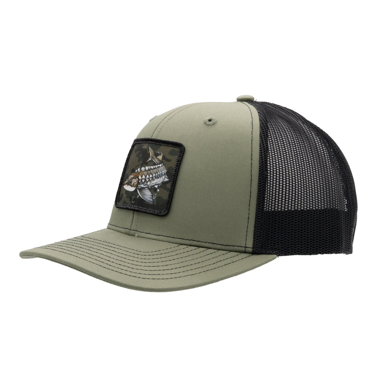 Load image into Gallery viewer, Sturgeon Addict Loden Trucker Hat