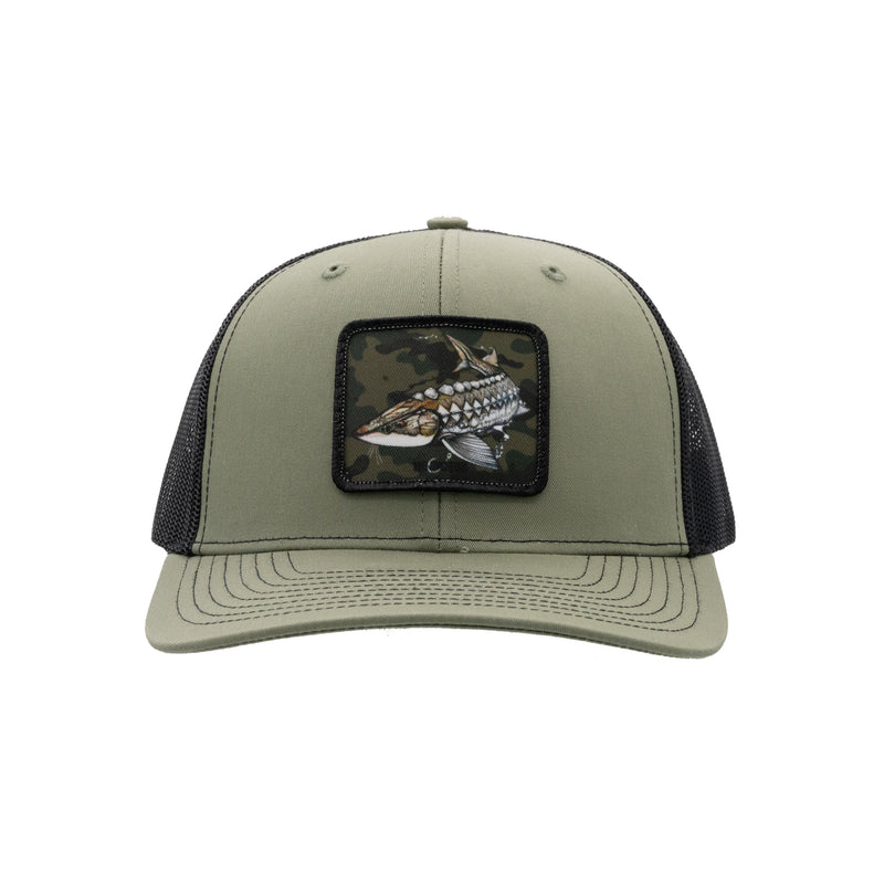 Load image into Gallery viewer, Sturgeon Addict Loden Trucker Hat