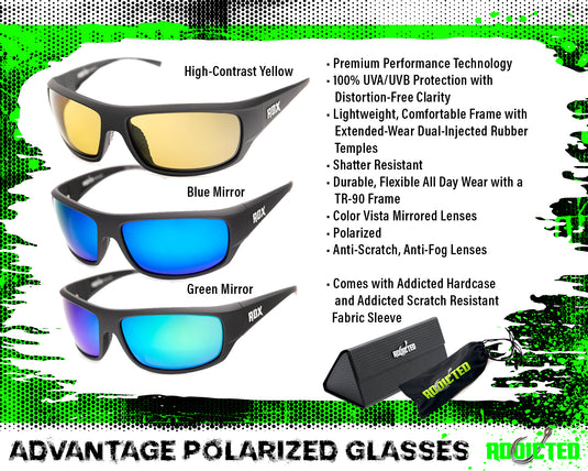 Advantage Polarized Fishing Sunglasses Bundle