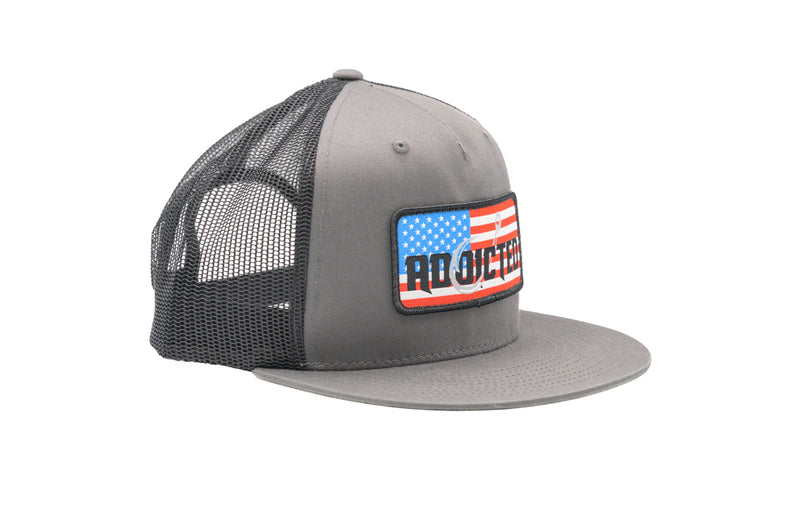Load image into Gallery viewer, Flag Flatbill Trucker