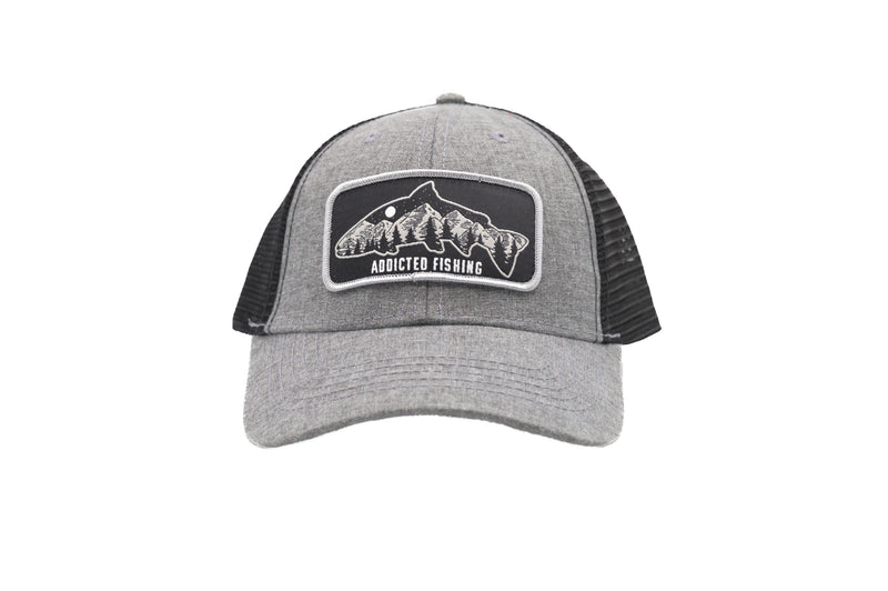 Load image into Gallery viewer, Ladies Fish Mountain Ponytail Trucker Hat