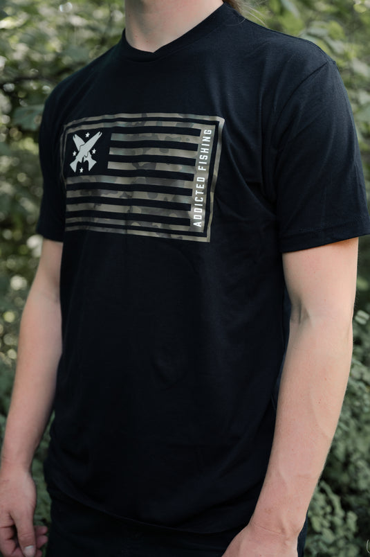 Steelhead Cross Flag T-Shirt