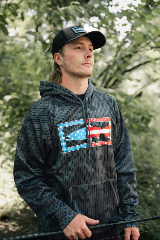 Free to Fish Performance Hoodie