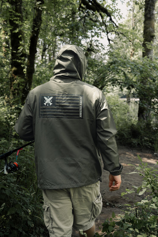 Steelhead Cross Flag Windbreaker