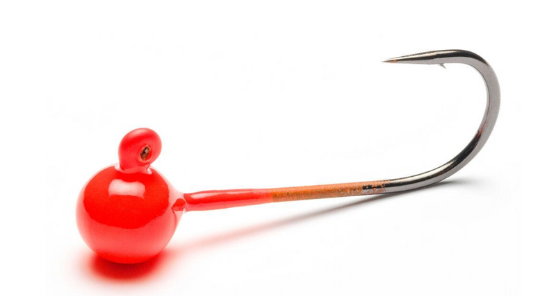 Load image into Gallery viewer, Addicted Micro Worm Jig Head (Orange)