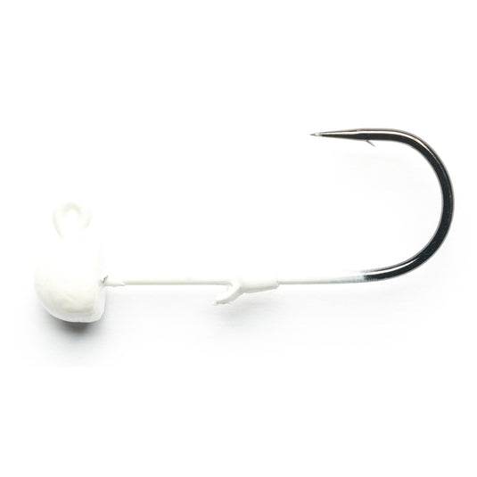 Pearl White Addicted Worm Jig Head