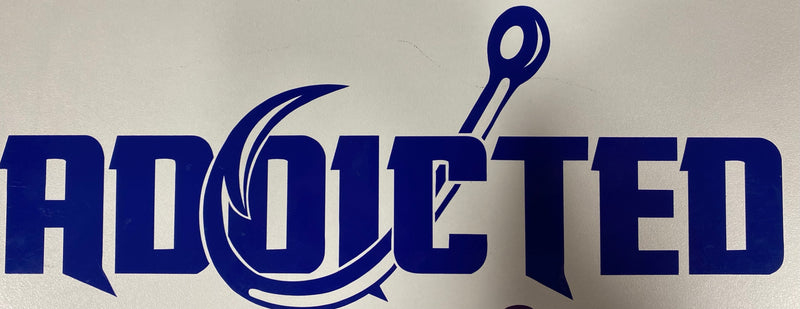 Load image into Gallery viewer, Addicted 10" Decal (CUSTOM COLOR)