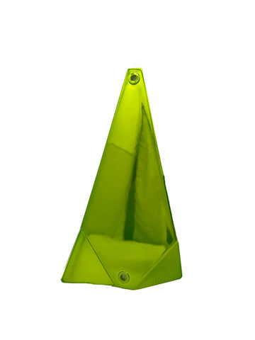 Candy Triangle Chartreuse Mirror Flasher